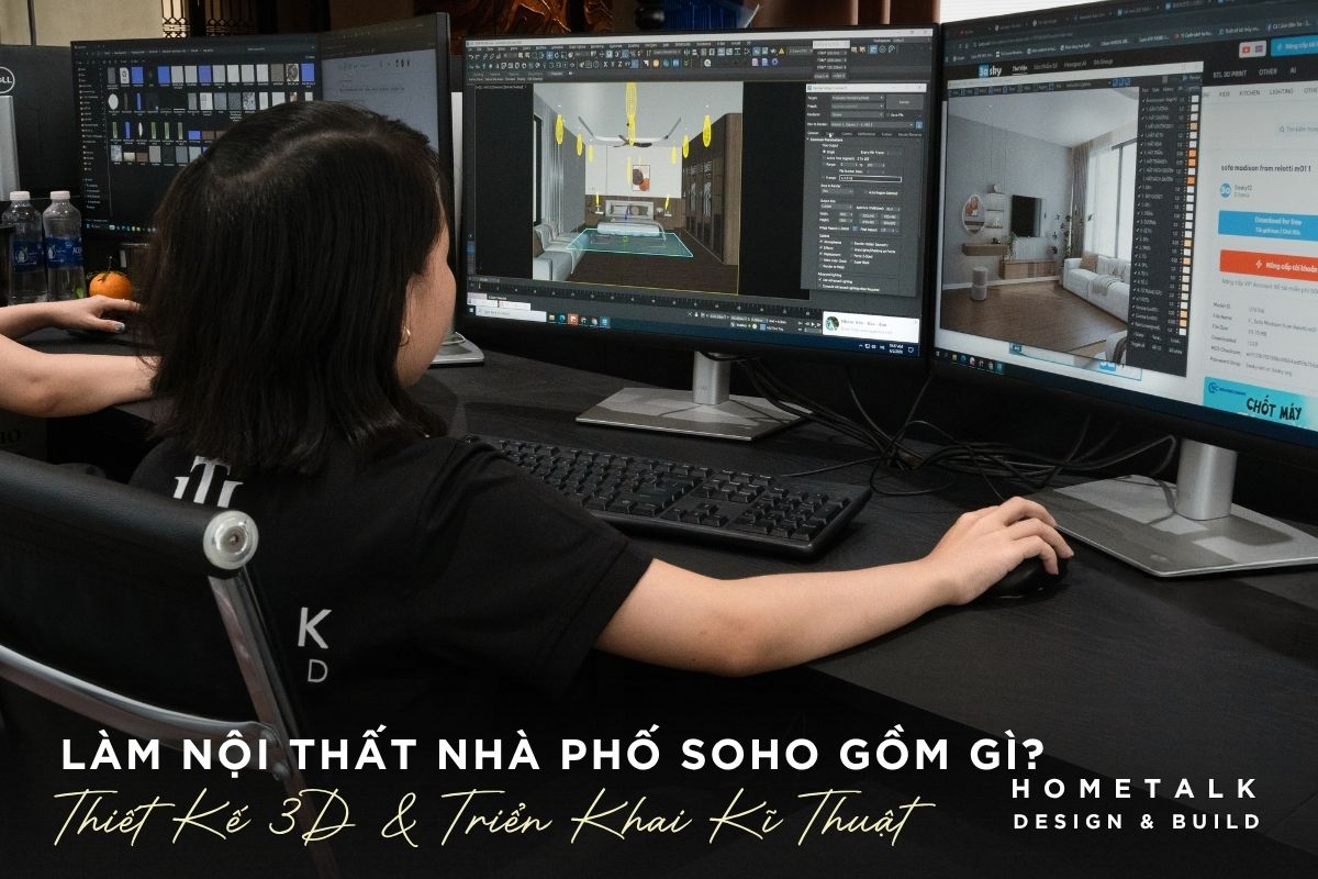 Thiết kế 3D, triển khai bản vẽ kỹ thuật là hạng mục không thể thiếu trong dịch vụ làm nội thất nhà phố SOHO trọn gói thiet ke 3d trien khai ban ve ky thuat la hang muc khong the thieu trong dich vu lam noi that nha pho soho tron goi