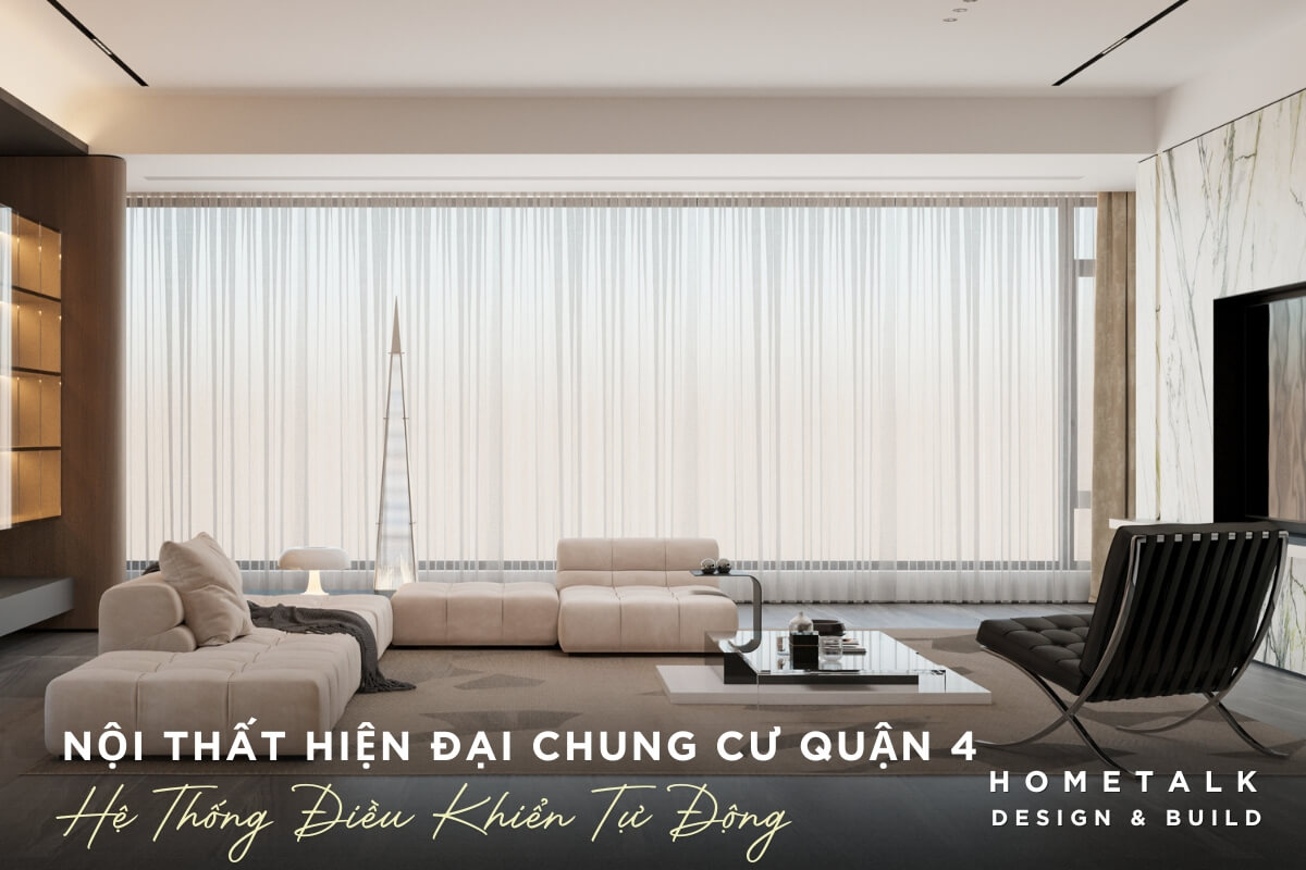 thiet ke he thong rem cua tu dong dongmo theo thoi gian bieu hoac cuong do anh sang ben ngoai cho phong khach hien dai them tien nghi sang trong