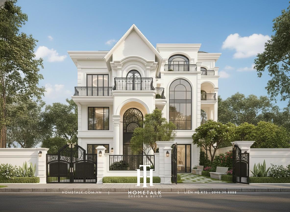 Trang chủ news 66 thiet ke kien truc biet thu tan co dien 3