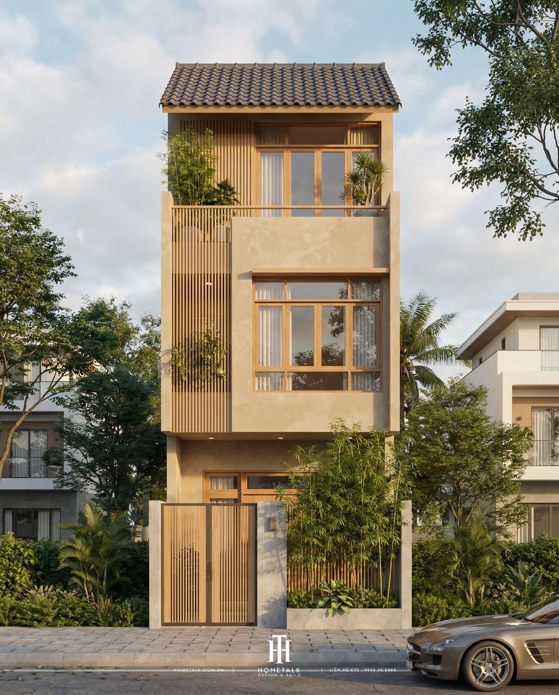 Trang chủ news 167 thiet ke kien truc nha pho japandi 4