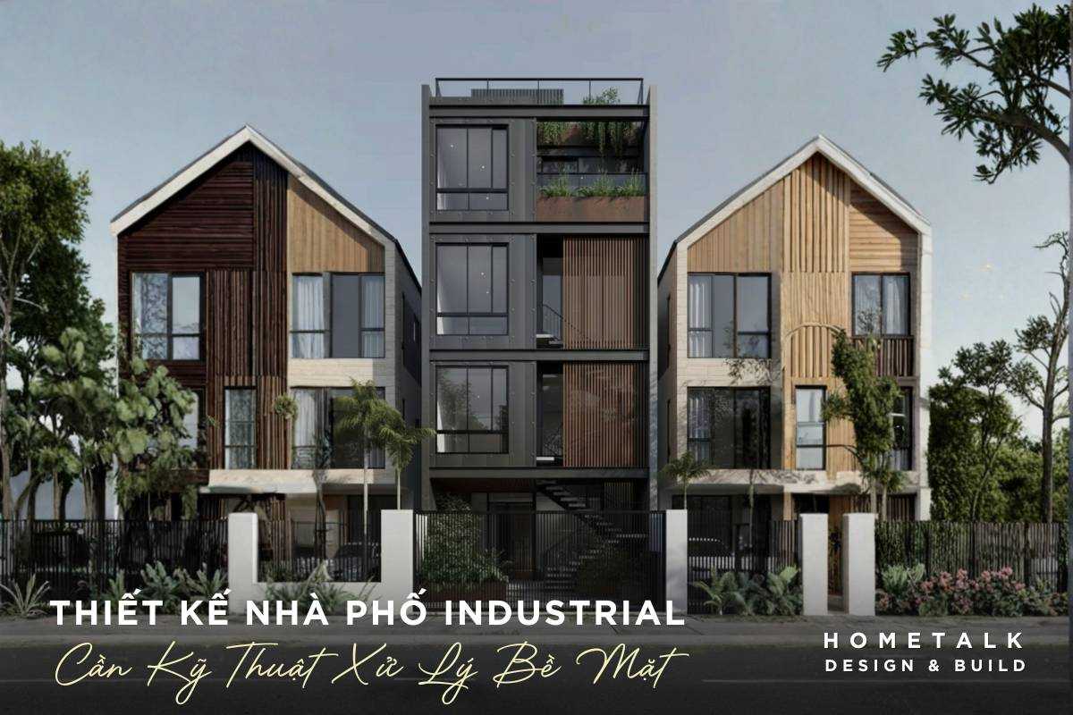 thiet ke mat tien nha pho industrial can ket hop ky thuat xu ly be mat va giai phap chong nong