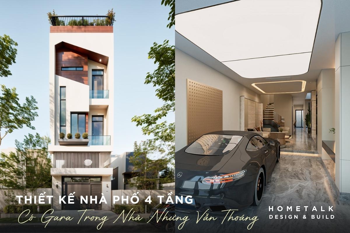 Mẫu nhà phố 4 tầng xu hướng hiện đại, không gian thoáng đãng và tiện nghi 26 thiet ke nha 4 tang co gara trong nha o tang tret thoang dang