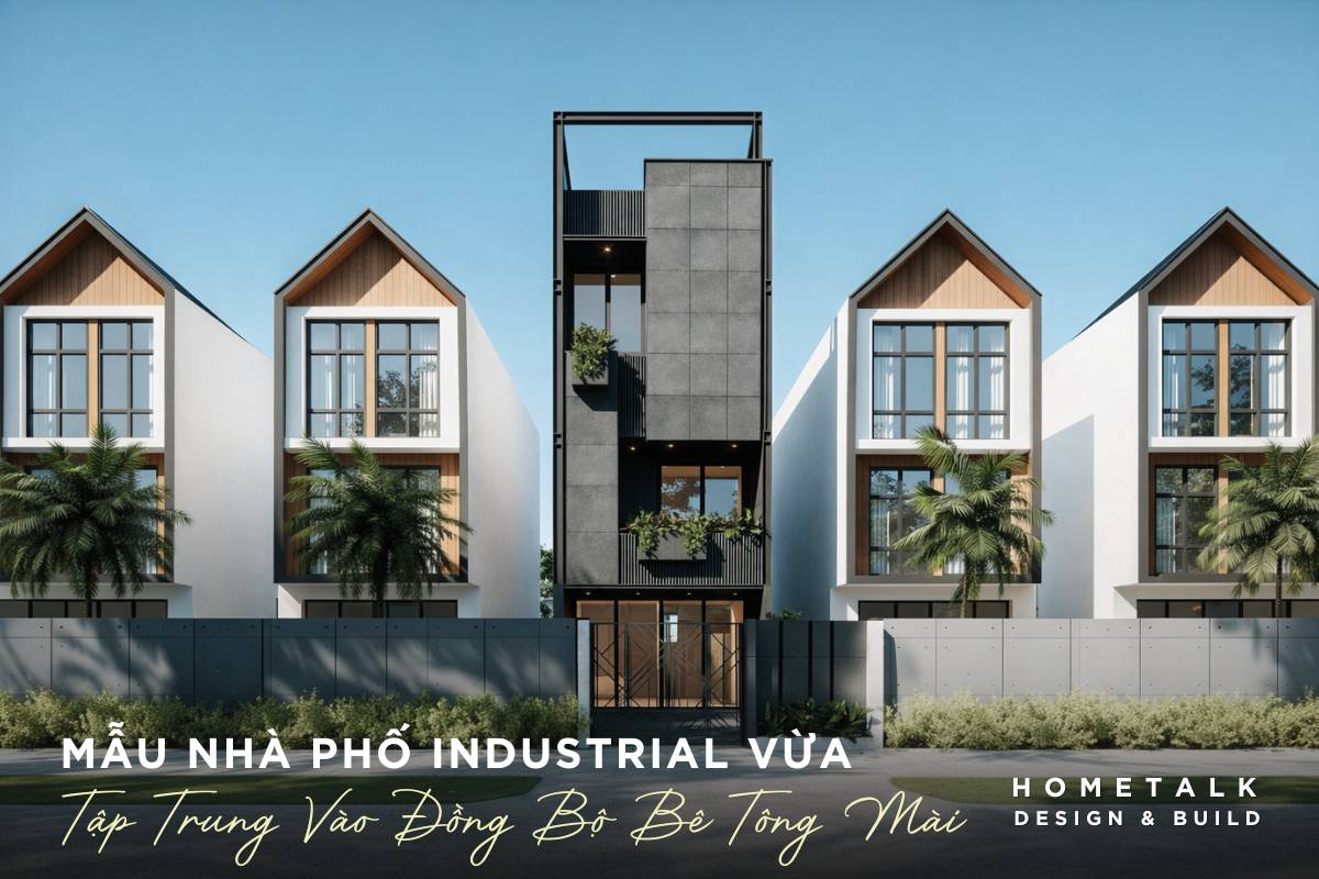 thiet ke nha pho industrial muc do vua tap trung vao viec dong bo be tong mai