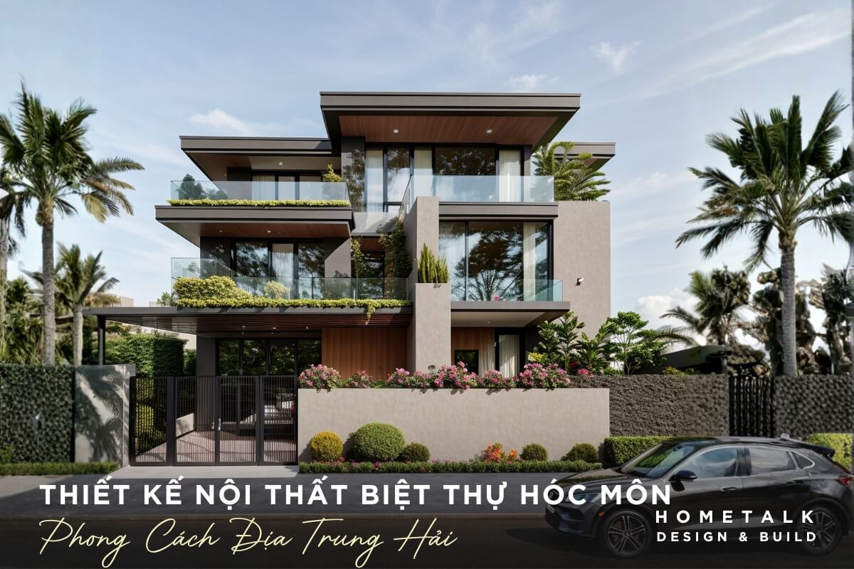 thiet ke noi that biet thu phong cach dia trung hai la su giao hoa giua thien nhien va sang trong mang den khong gian song thu thai va dang cap