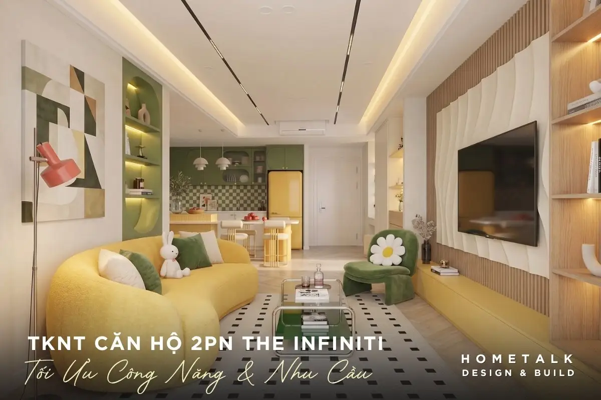 thiet ke noi that can ho 2 phong ngu the infiniti toi uu cong nang phu hop nhu cau