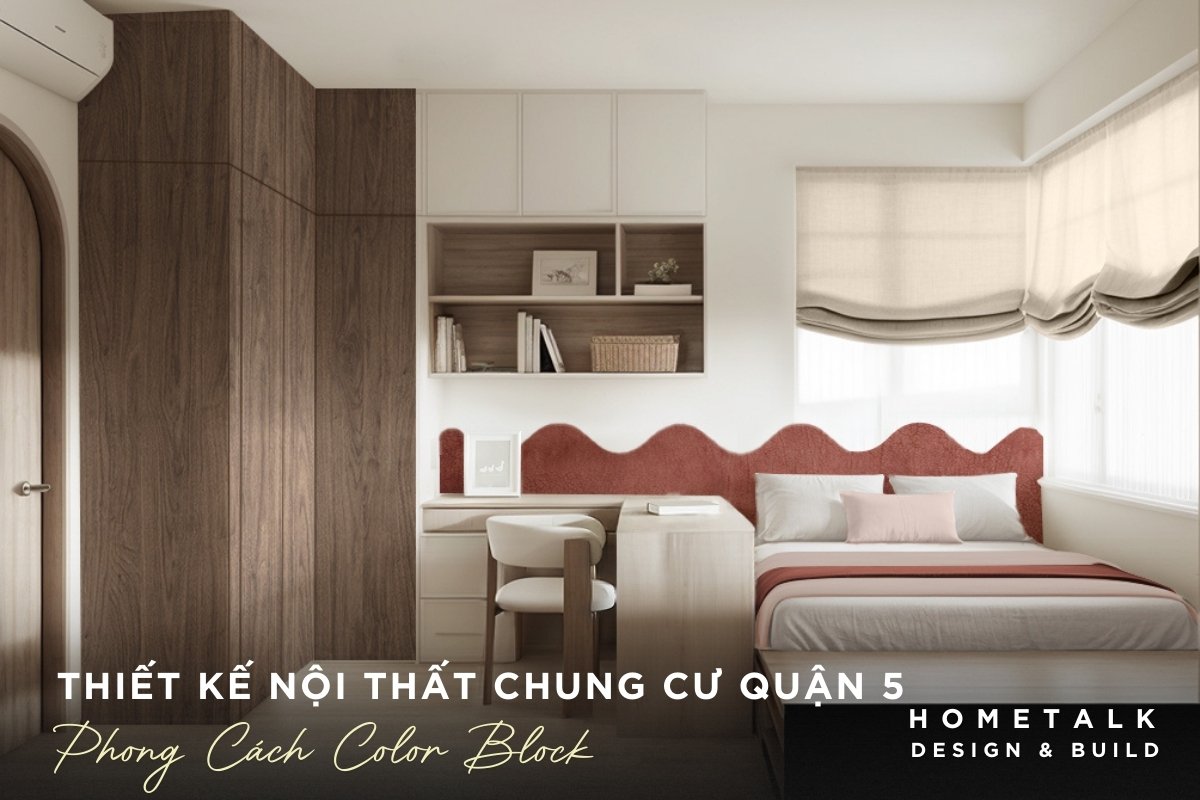 thiet ke noi that chung cu color block quan 5 tao bung no ca tinh voi nhieu mau sac ruc ro tuong phan manh