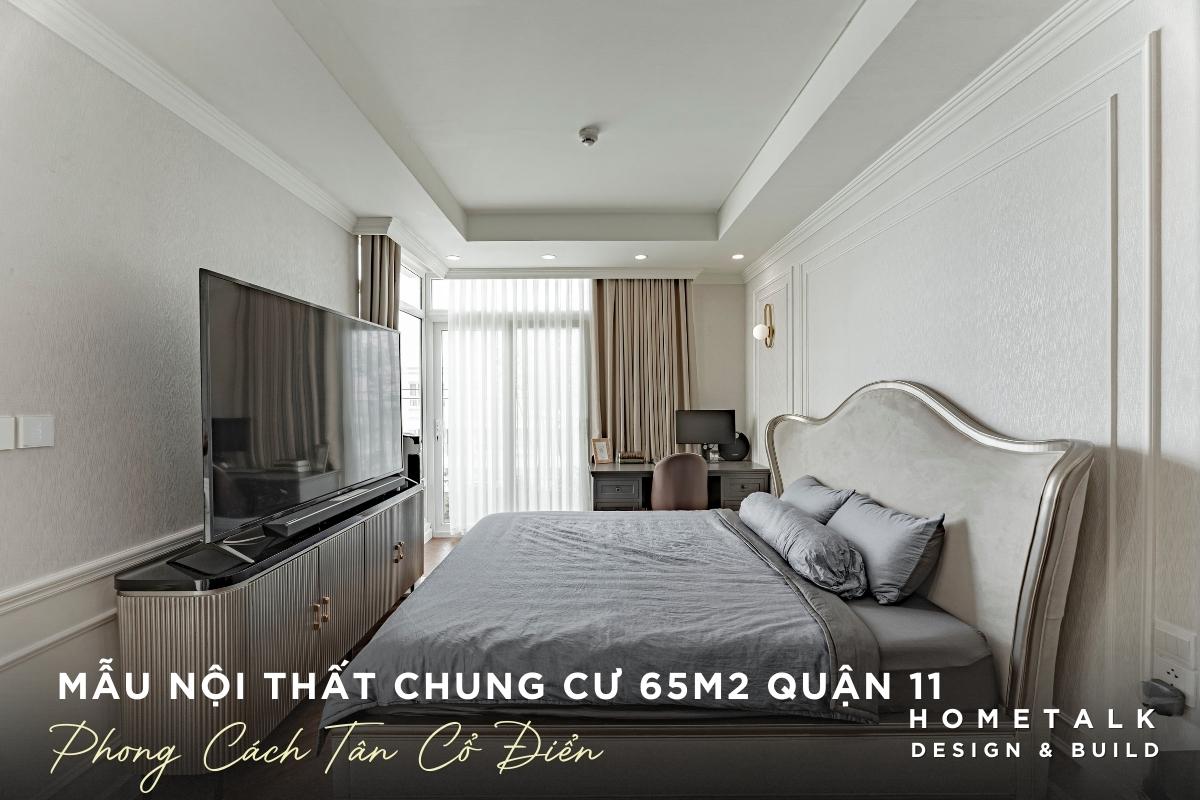 thiet ke noi that chung cu quan 11 phong cach tan co dien dung vai da go tu nhien dem lai cam giac am cung