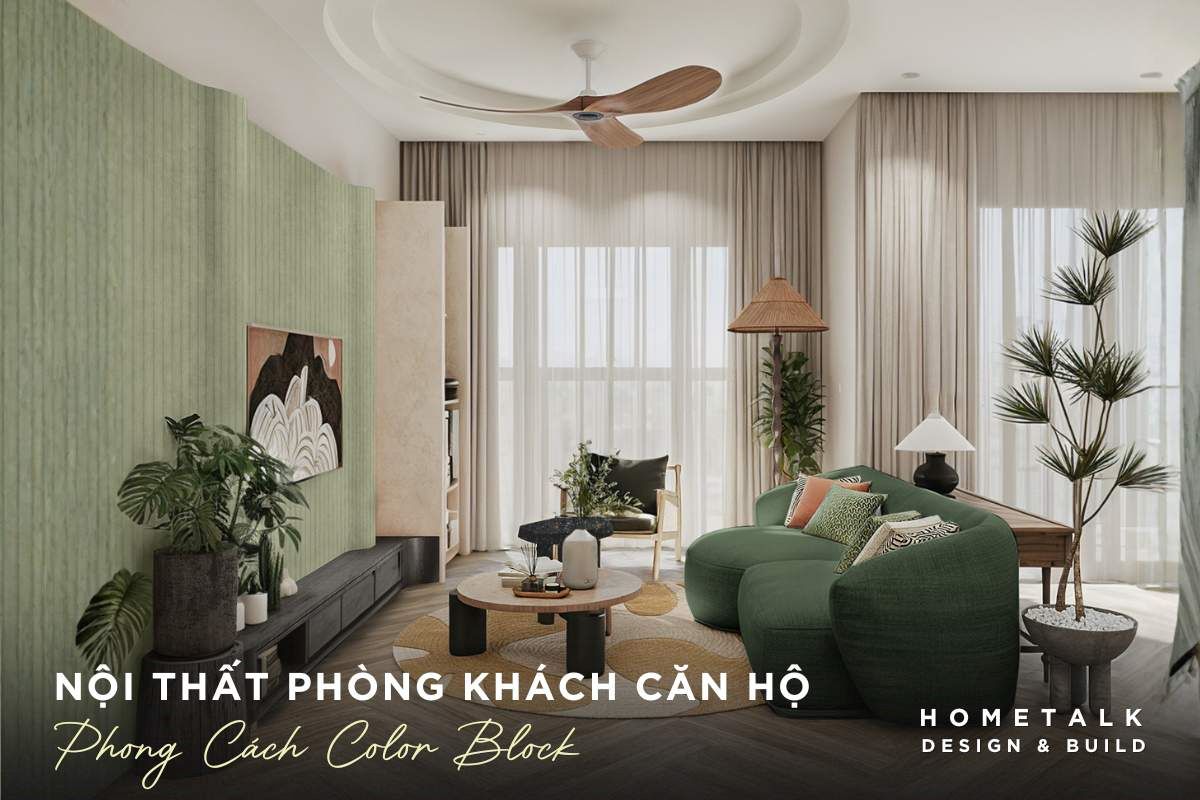 thiet ke noi that chung cu theo phong cach color block quan 5 dep giup khong gian song them ruc ro va ca tinh