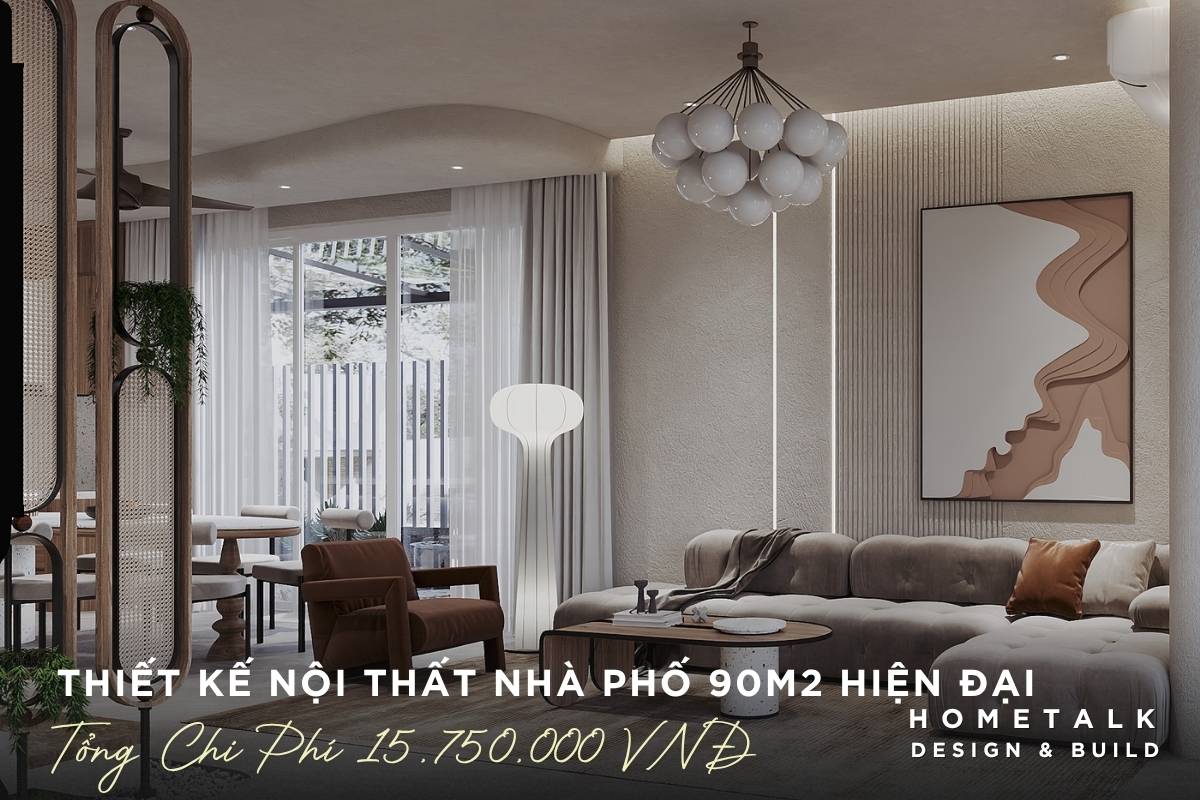 Công ty thiết kế thi công nội thất nhà phố Quận 6 TPHCM - Chuyên nghiệp, uy tín, giá tốt 36 thiet ke noi that nha pho 90 m2 voi tong chi phi 15.750.000 VNĐ