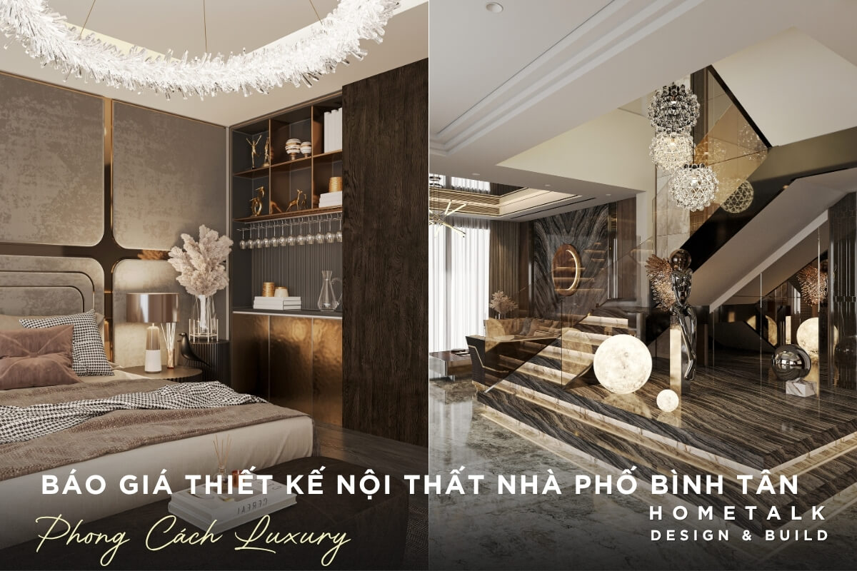 Thiet ke noi that nha pho Binh Tan phong cach Luxury dang cap va xa hoa