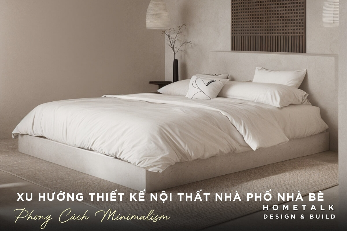 Thiet ke noi that nha pho phong cach Minimalism co su toi gian trong tung chi tiet