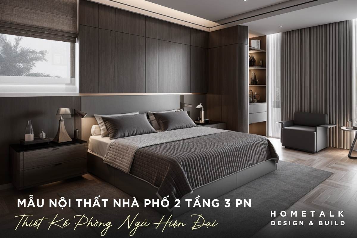 thiet ke noi that phong ngu master nha pho quan 10 chat lieu go cong nghiep cao cap
