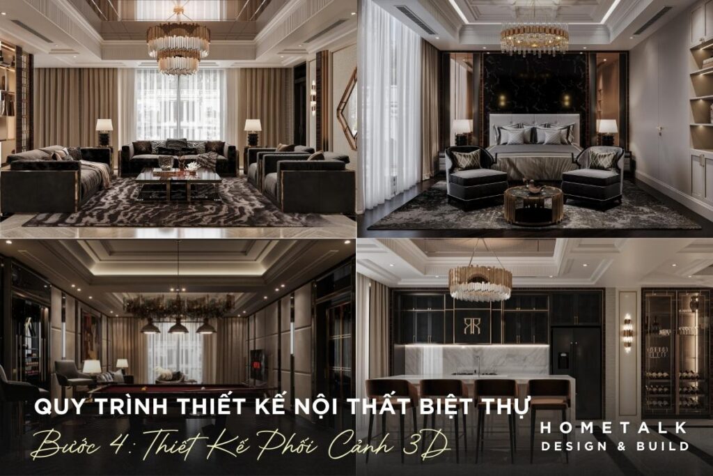 Full 9 Bước: Quy Trình Thiết Kế Thi Công Nội Thất Biệt Thự