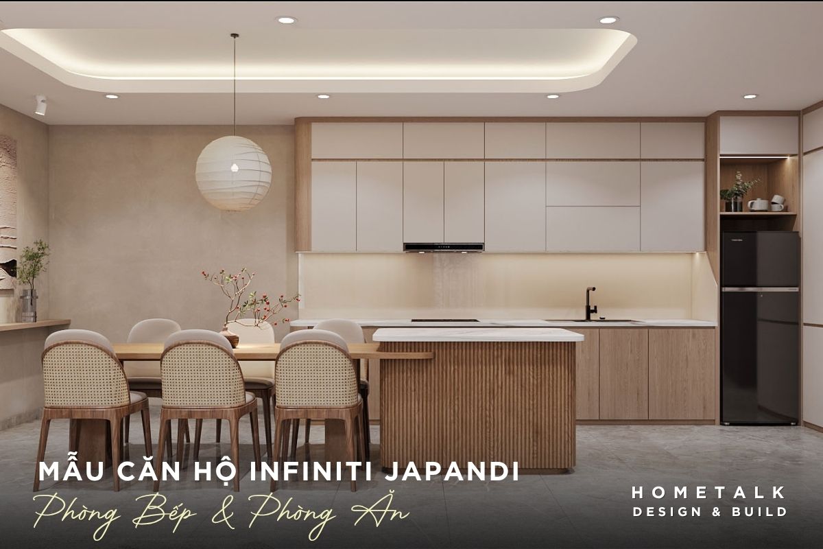 thiet ke phong bep va phong an japandi gon gang tien nghi chuan phong cach song hien dai