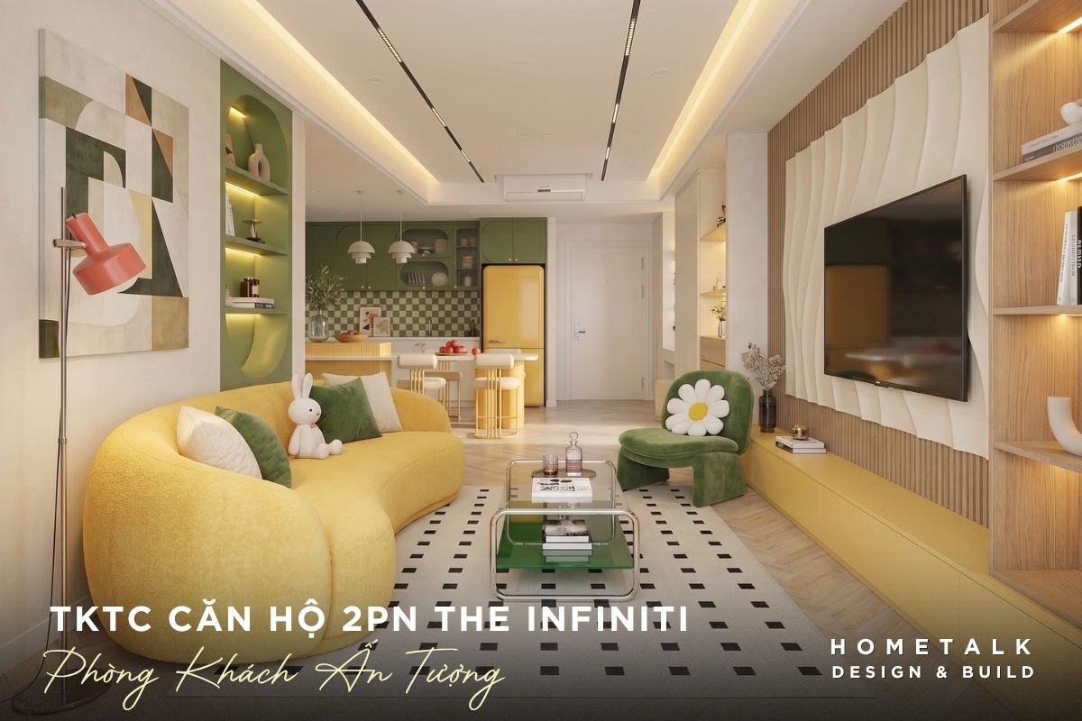 Thiết kế phòng khách Eclectic ấn tượng cho căn hộ 2 phòng ngủ tại The Infiniti quận 7 thiet ke phong khach eclectic an tuong cho can ho 2 phong ngu tai the infiniti quan 7