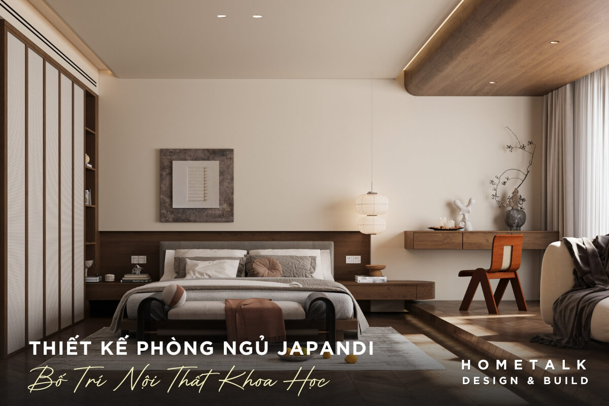 Thiết kế phòng ngủ bố trí nội thất khoa học tạo nên một không gian sống lý tưởng, bình yên Thiet ke phong ngu bo tri noi that khoa hoc tao nen mot khong gian song ly tuong, binh yen