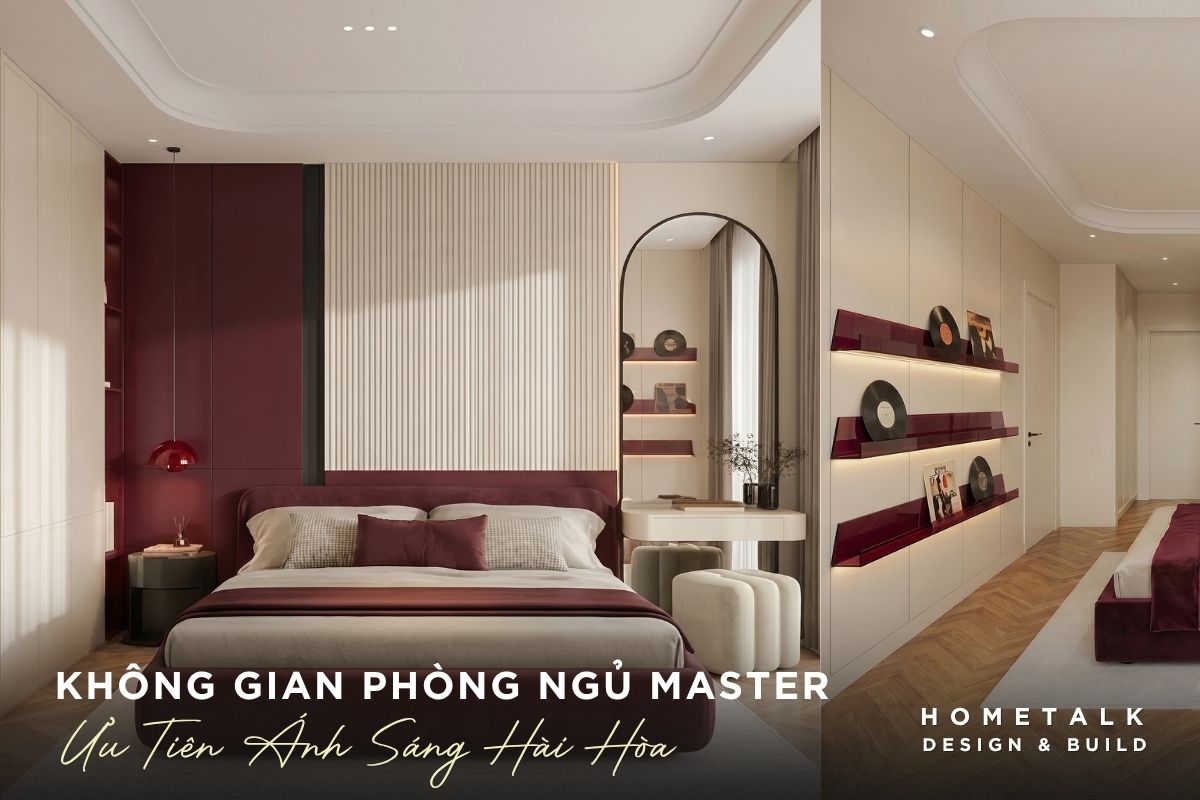 thiet ke phong ngu chinh can ho the opus one nen uu tien tu kich tran, anh sang hai hoa