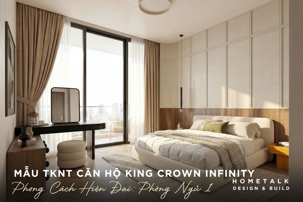 thiet ke phong ngu rieng tu phoi hop mau sac va vat lieu tao cam giac nhe nhang thoai mai