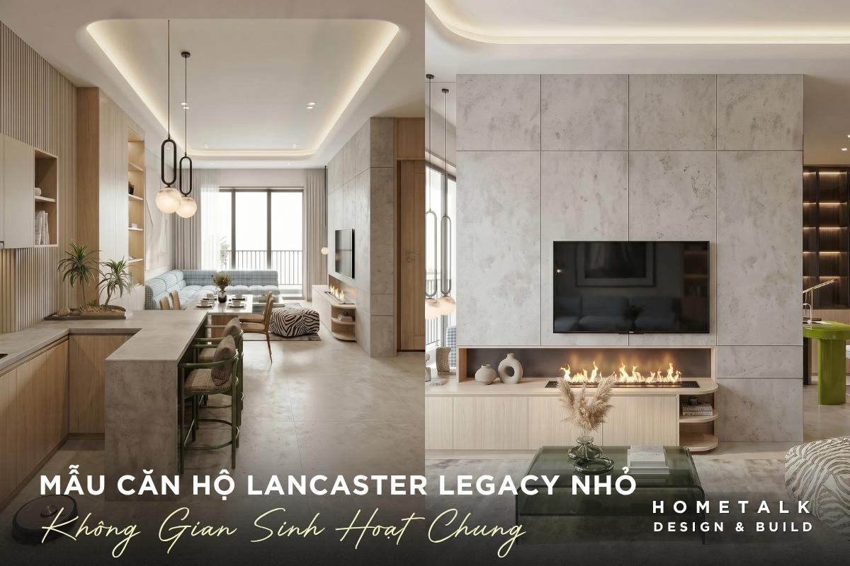 9+ mẫu thiết kế nội thất căn hộ Lancaster Legacy theo loại căn 42 thiet ke sofa nho gon, ke tv am tuong giup cho khu vuc tiep khach giu duoc do thoang