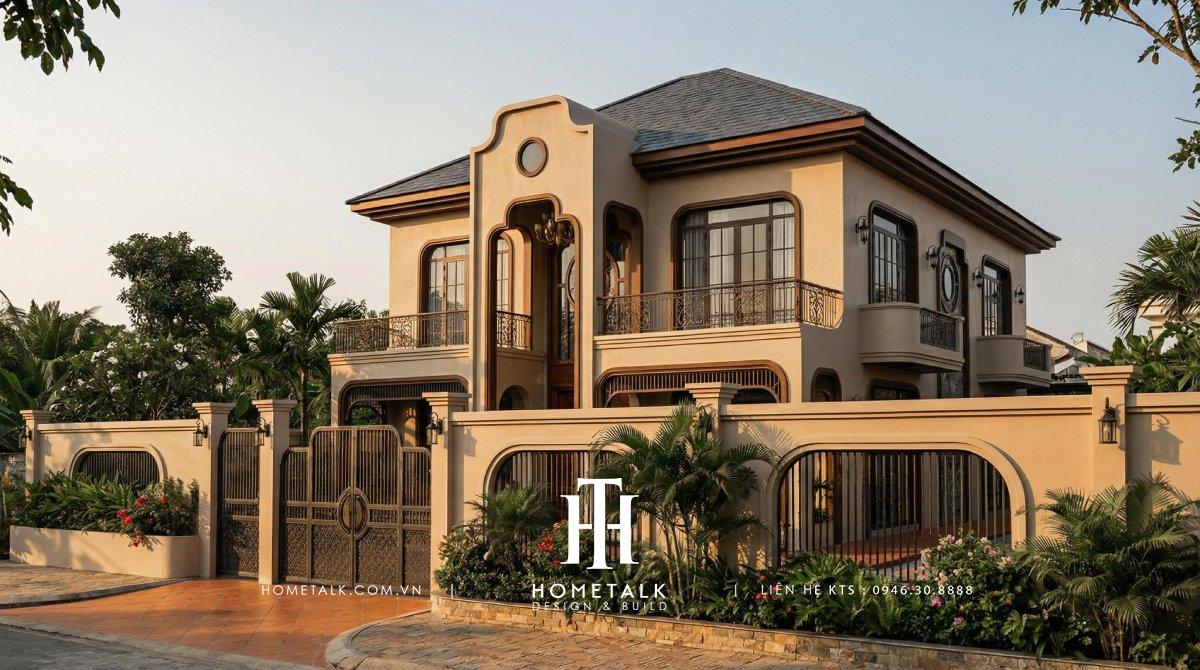 Biệt thự Indochine - Phong Sương Villa 2 thiet ke thi cong xay dung tron goi kien truc noi that biet thu indochine phong suong villa 2