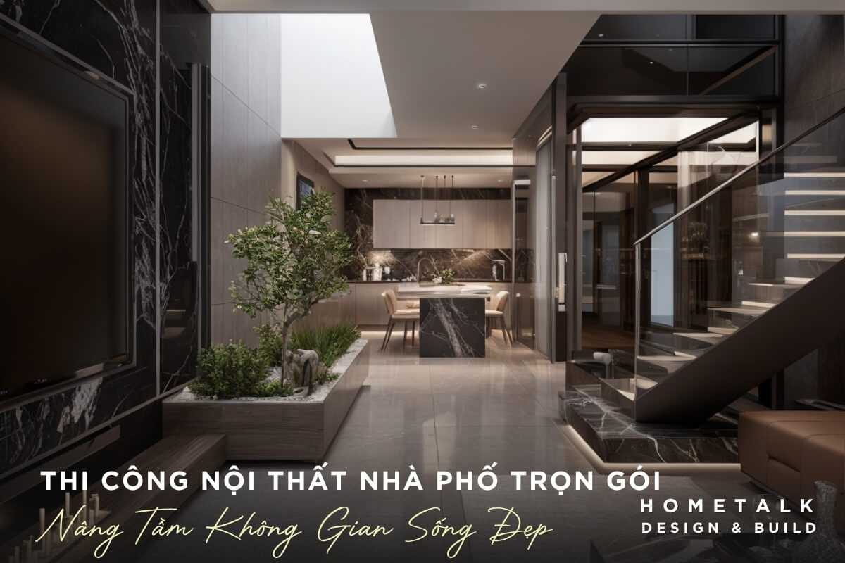 Thiết kế và thi công nội thất nhà phố chất lượng giúp nâng tầm không gian sống cho gia chủ Thiet ke va thi cong noi that nha pho chat luong giup nang tam khong gian song cho gia chu