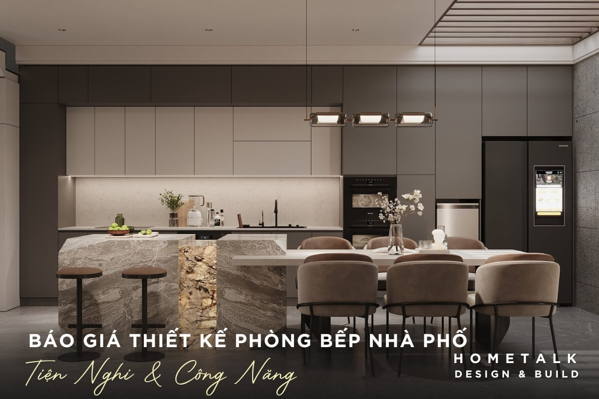 Thiet ke va thi cong noi that phong bep mang lai khong gian am ap cho gia chu