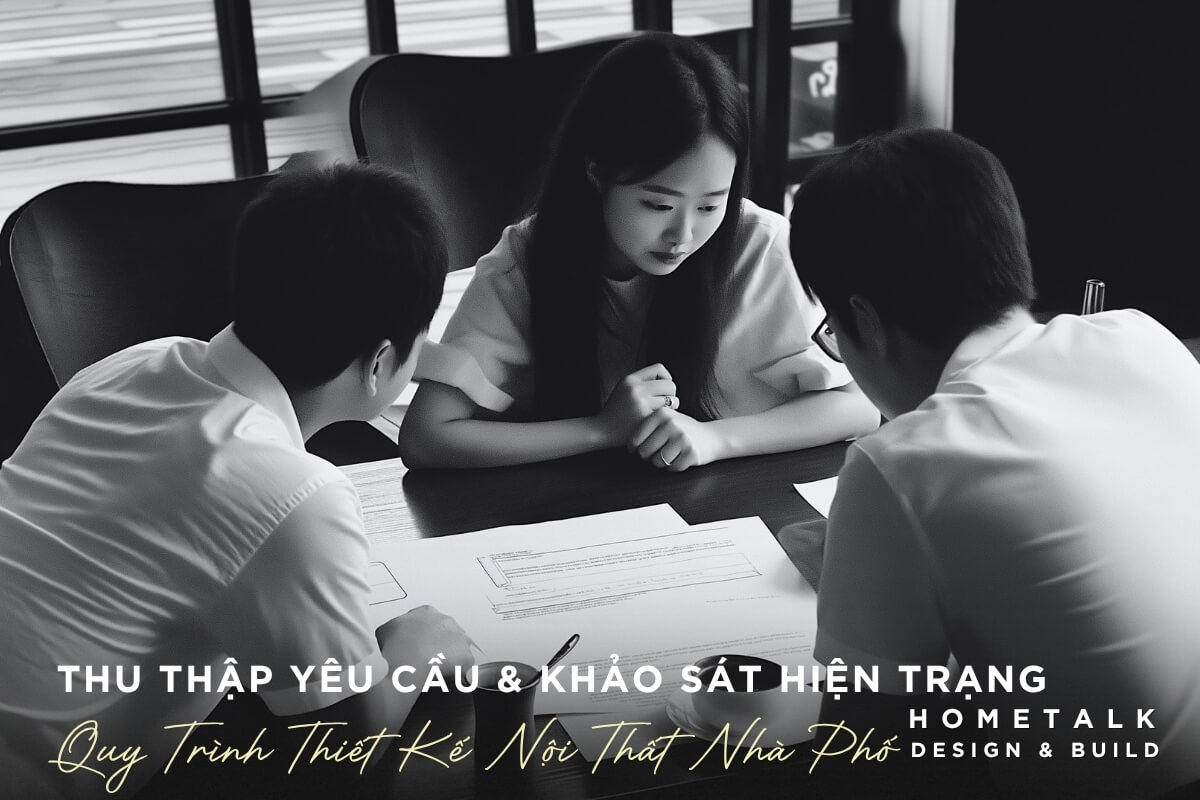 thu thap yeu cau va khao sat hien trang nha pho thu duc la buoc dau trong quy trinh thiet ke noi that nha pho hometalk