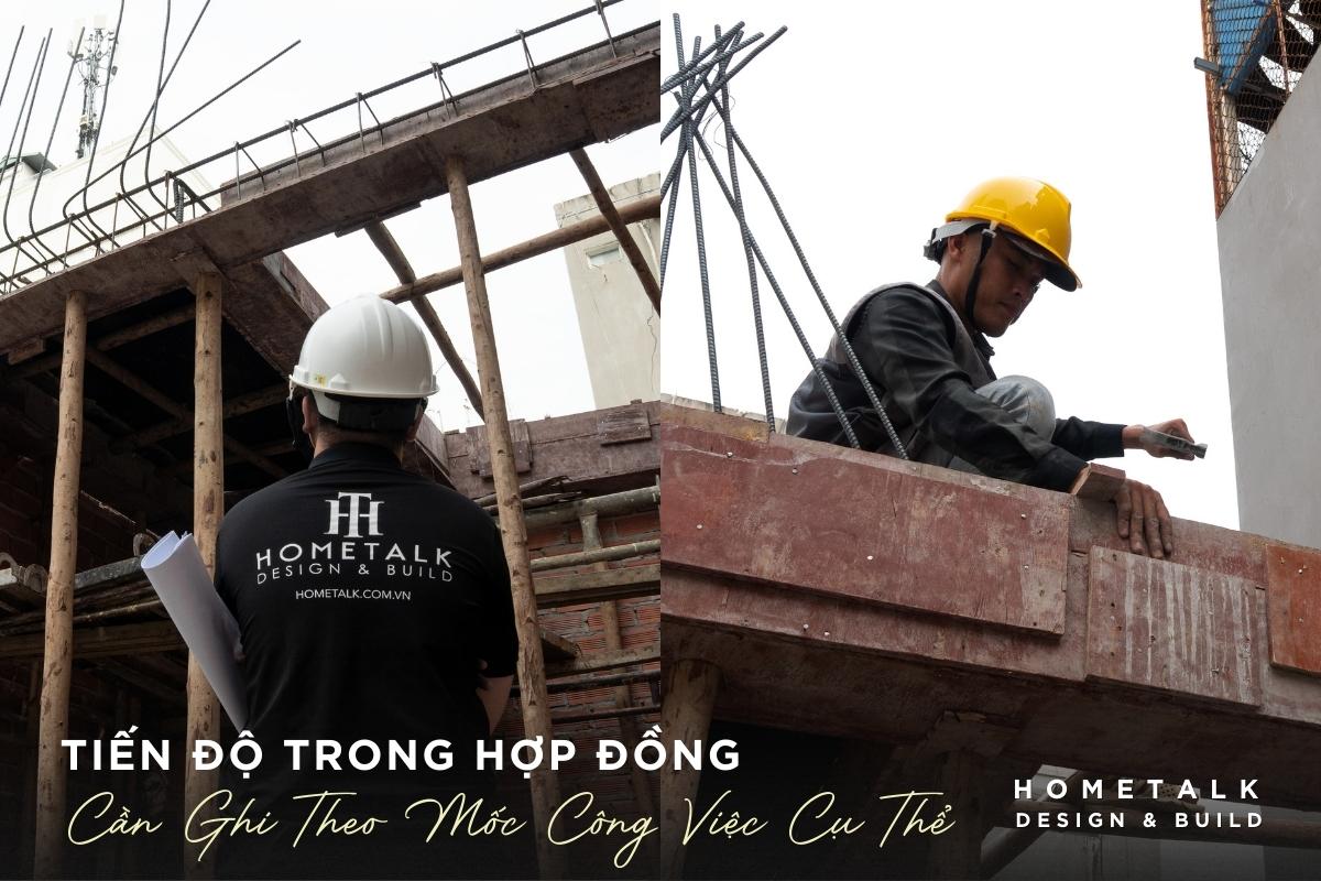 tien do trong hop dong can duoc ghi theo cac moc cong viec cu the