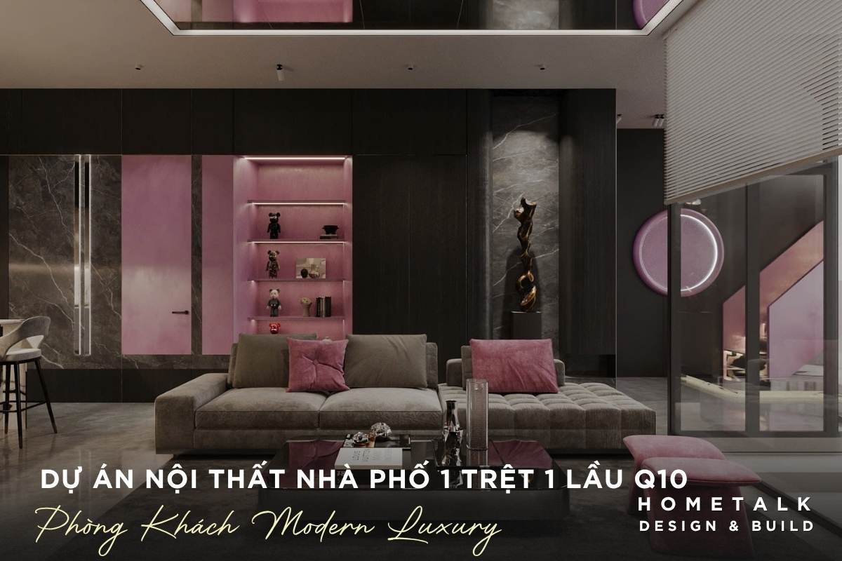 to diem cho noi that phong khach nha pho quan 10 khi lua chon gam mau chu dao hong den