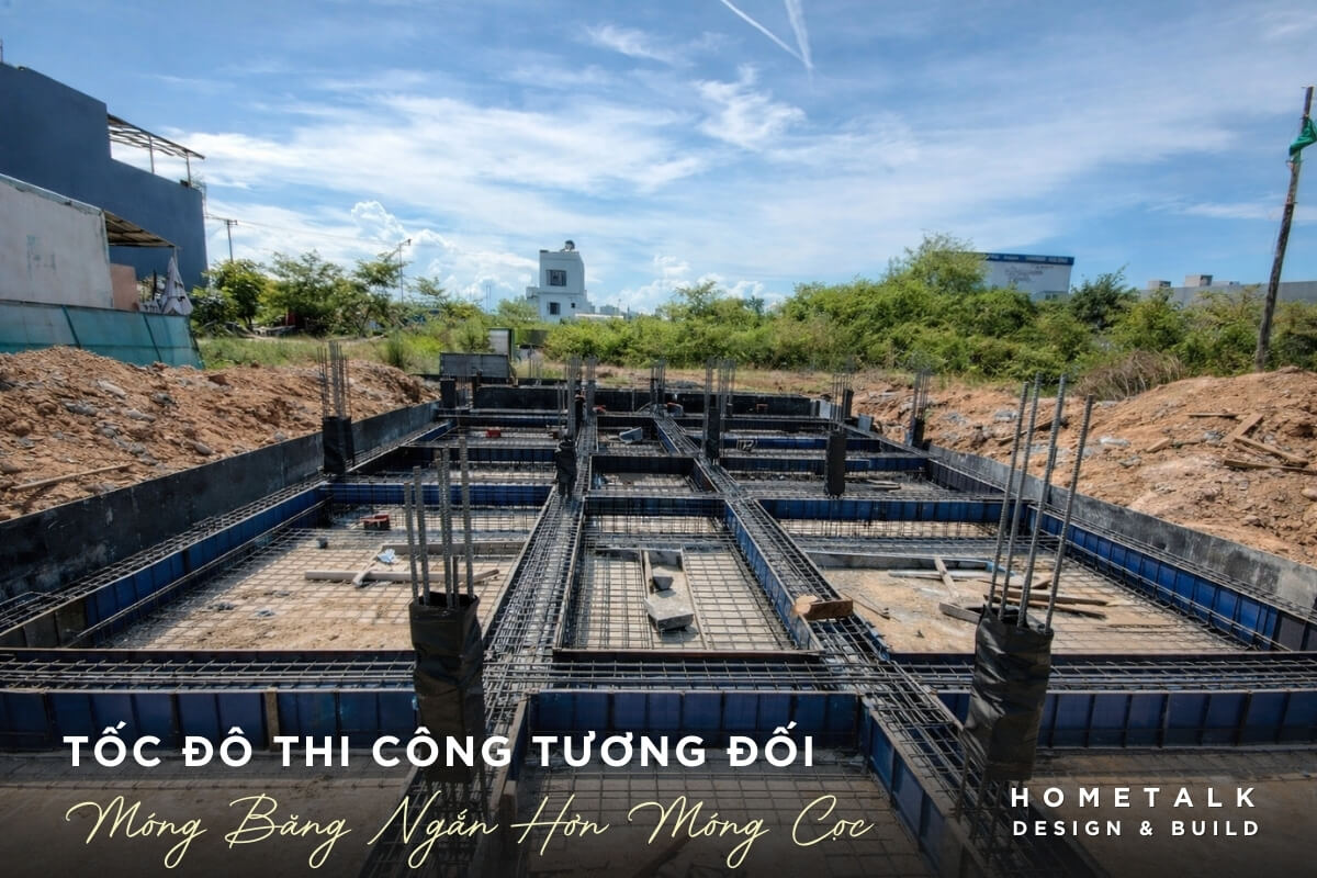 Tốc độ thi công móng băng và móng cọc có sự khác biệt toc do thi cong mong bang va mong coc co su khac biet