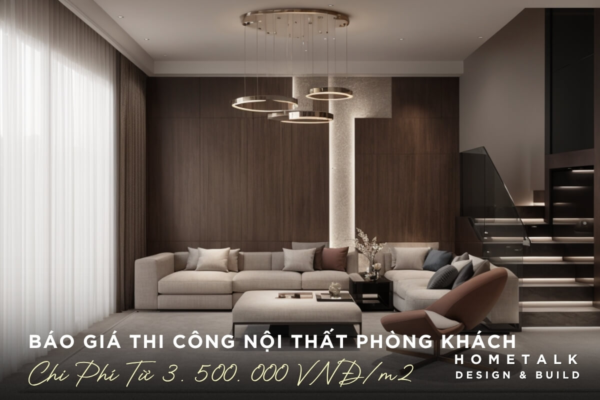 Toi uu chi phi cho phong khach voi noi that da nang tai nha pho Tan Binh