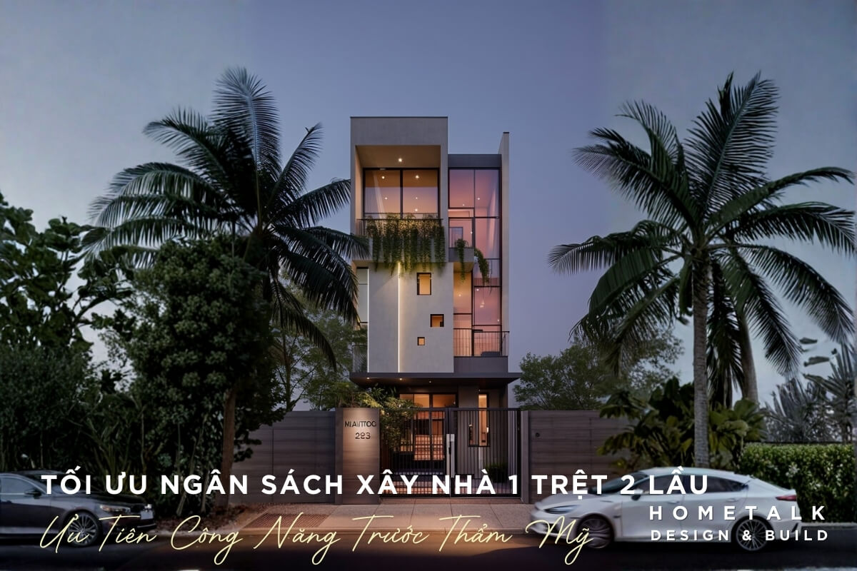 toi uu ngan sach xay nha 1 tret 2 lau trong muc 2 ty