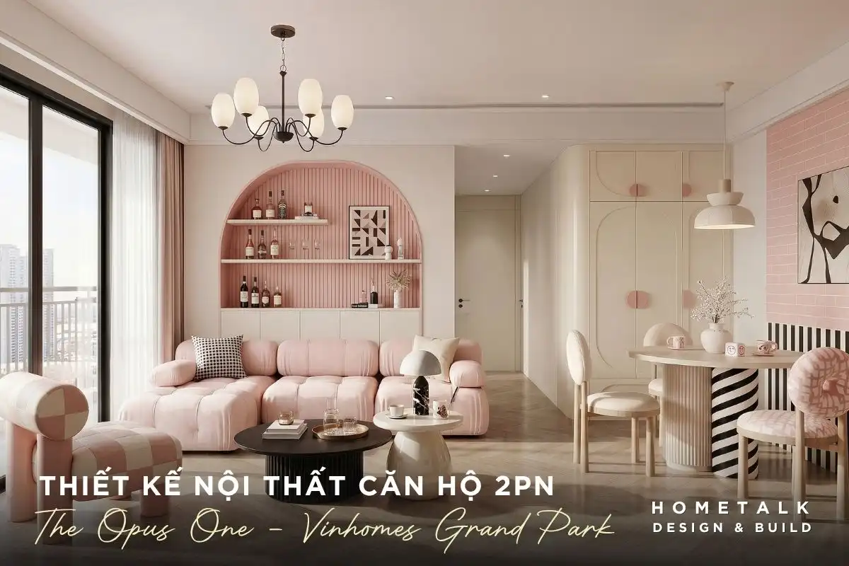 Tổng quan về thiết kế nội thất căn hộ 2PN The Opus One cho gia đình trẻ, dễ sinh sống tong quan ve thiet ke noi that can ho 2pn the opus one cho gia dinh tre de sinh song