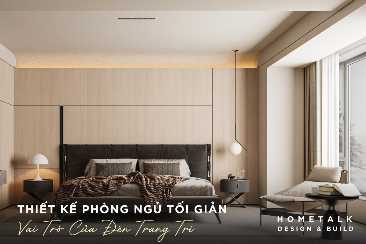 Tran nha duoc thiet ke phang voi den LED am tran chay doc theo cac canh cung voi den ban hinh nam trang va den tha tran hinh cau trang tao khong gian hien dai, sang trong