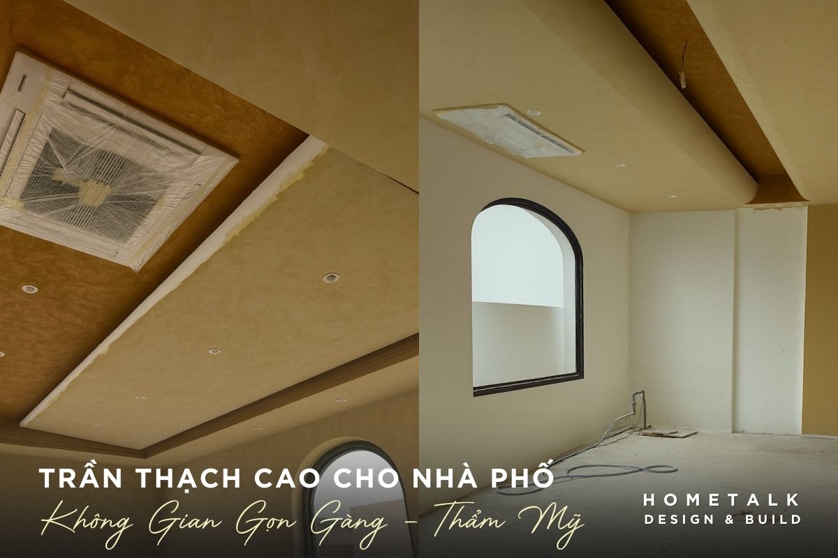 tran thach cao cho nha pho giup khong gian gon gang, tham my va de sua chua ve sau