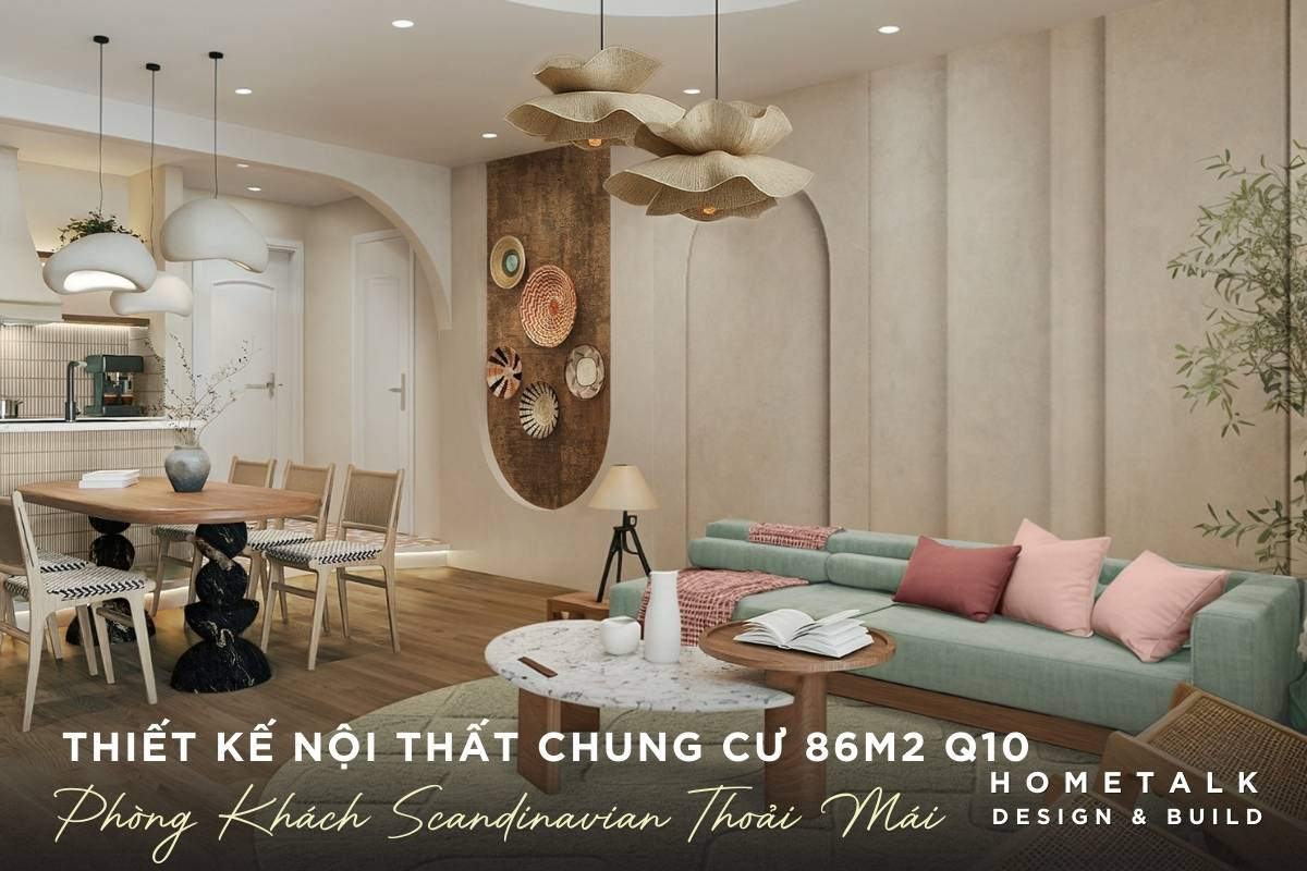 trang tri chung cu 86m2 quan 10 kieu bac au voi tham long min sofa vai tao cam giac thoai mai va thu gian