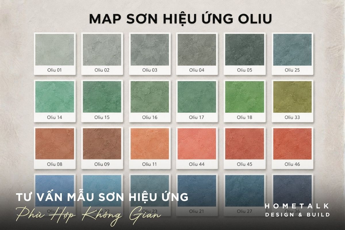 Dịch vụ thi công sơn hiệu ứng TPHCM uy tín, chuyên nghiệp Hometalk 23 tu van mau son hieu ung phu hop voi thiet ke, mau sac va phong cach
