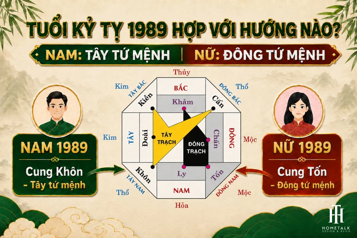 Tuổi Kỷ Tỵ 1989 hợp với hướng nào theo tử vi, phong thủy, bát trạch 14 tuoi ky ty 1989 hop voi huong nao theo tu vi, phong thuy, bat trach