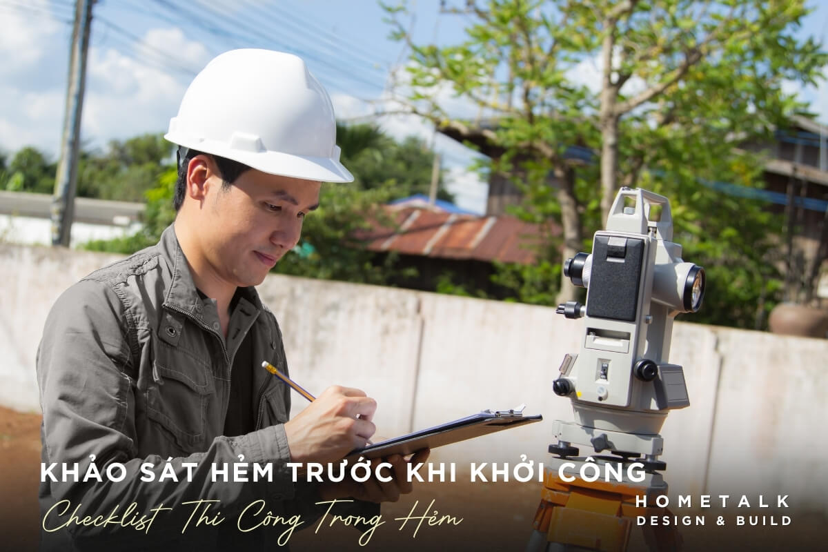 Checklist thi công trong hẻm xac dinh diem tap ket vat tu giup giam phat sinh chi phi van chuyen