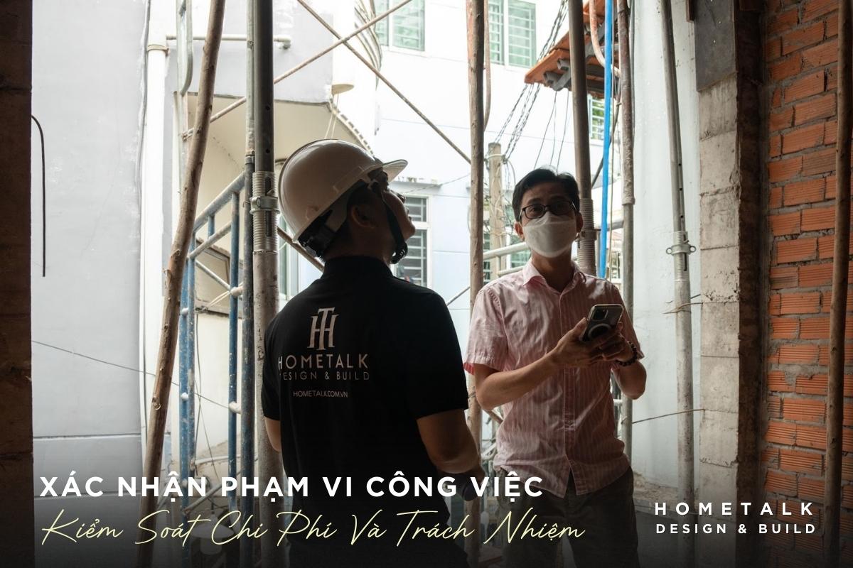 xac nhan pham vi cong viec giup gia chu kiem soat chi phi va trach nhiem ro rang