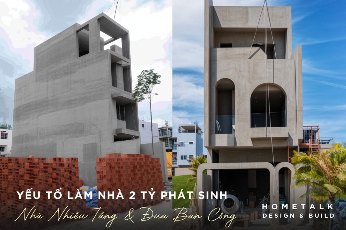 xay nha co qua nhieu tang, dua ban cong de lam tang chi phi