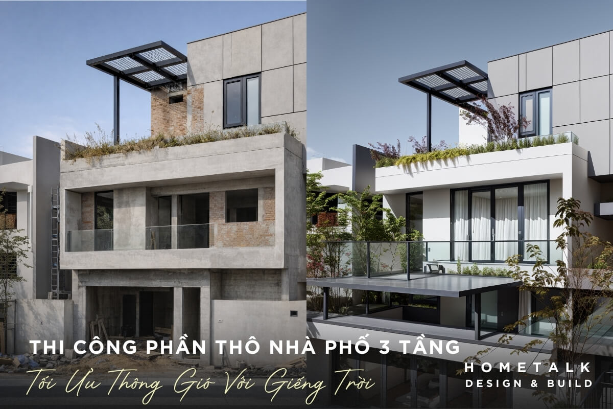 Thi cong nha 3 tang trong hem duoc toi uu gieng troi va thong gio ngay tu phan tho muc dau tu phan tho thuc te khoang hon 1 ty dong