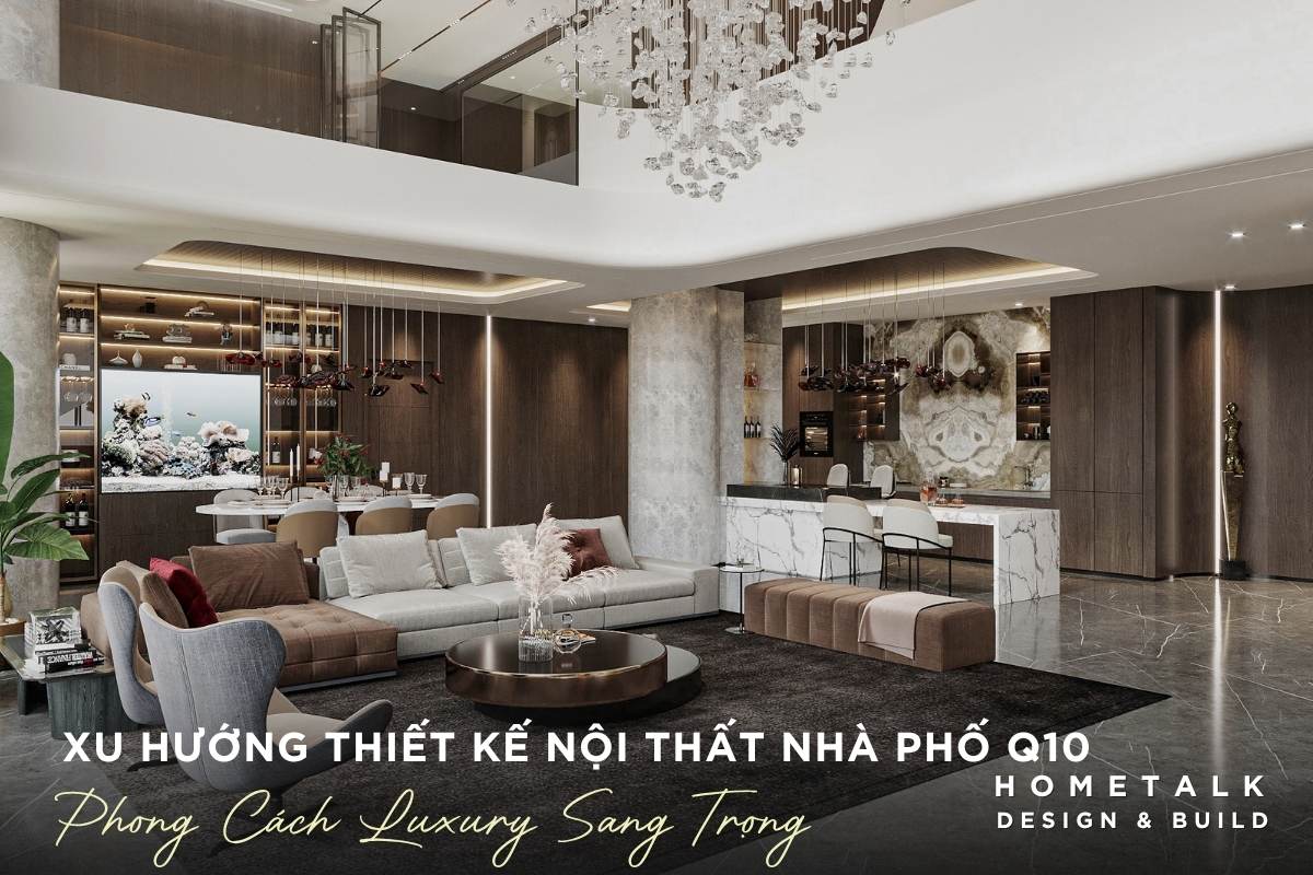 xu huong thiet ke noi that phong khach nha pho luxury noi bat da marble go veneer cao cap