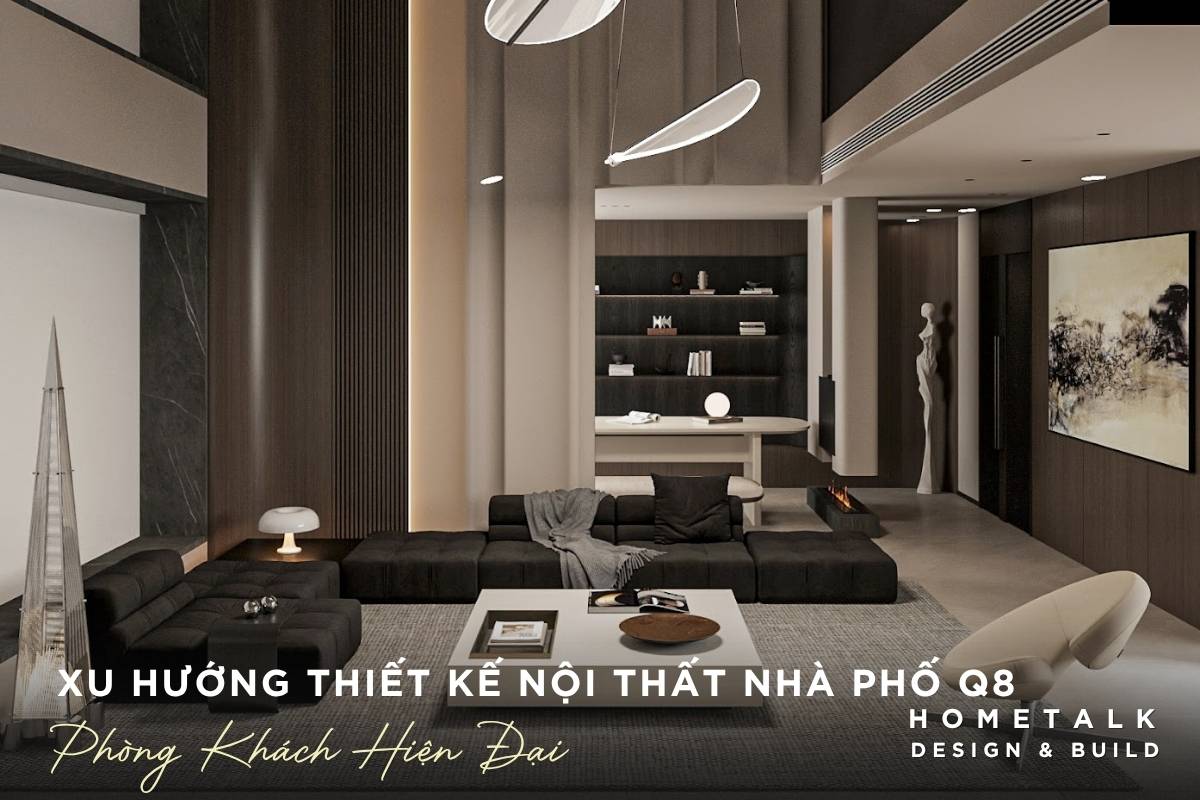 xu huong trang tri noi that phong khach nha pho hien dai voi sofa chu l nhieu tranh tuong